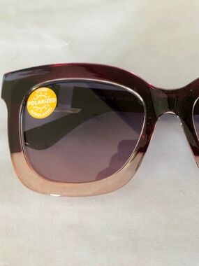 New Peepers Cherry‎ Blush Cabana Polarized Sunglasses
